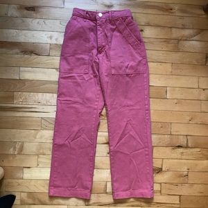 NWOT BBP Work Pants in Clay Red